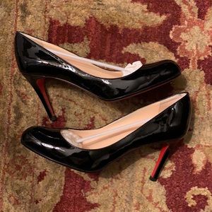 Christian Louboutin Simple pump 85mm Black Sz 37